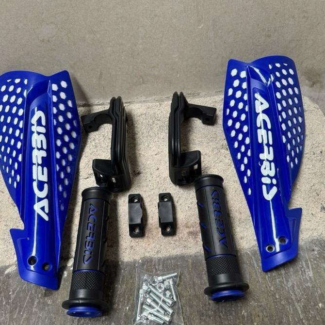 samcurez - ACERBIS Handguard Pelindung Plus Handgrip Sarung Gas ACERBIS KLX CRF Vixion Hijau Tahan L