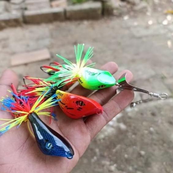 SLETER, JUMPFROG GEOL, JUMP FROG TRIANGLE, PAKET UMPAN CASTING