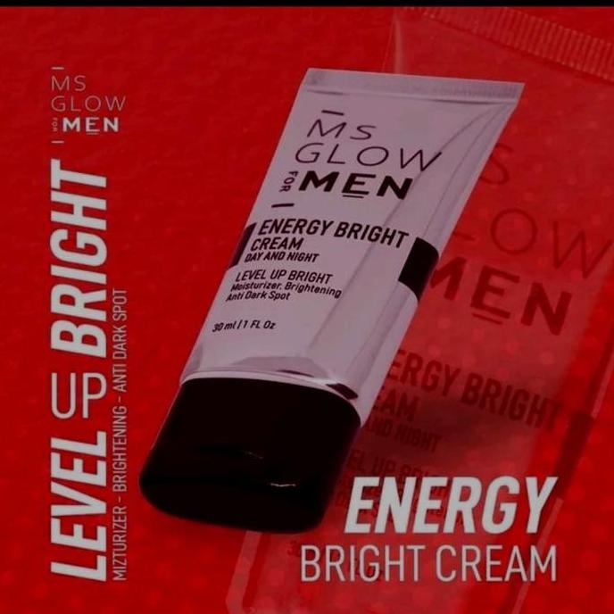 MS GLOW MEN BRIGHT CREAM MSGLOW PELEMBAB PRIA SIANG DAN MALAM ORIGINAL [terbaik]