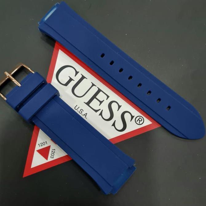 Tali jam tangan karet Guess original