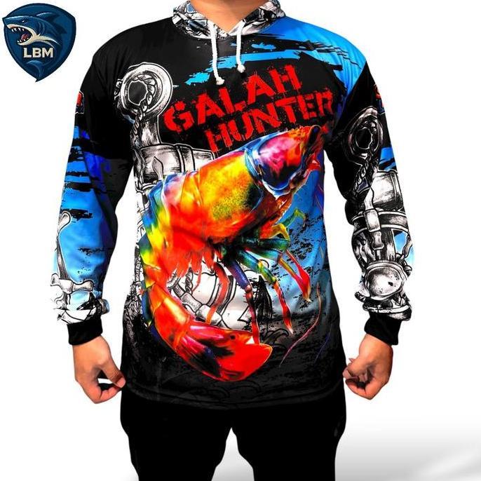 Kick- Baju Mancing Kaos Udang Jersey Udangg Galah Lengan Panjang Sport