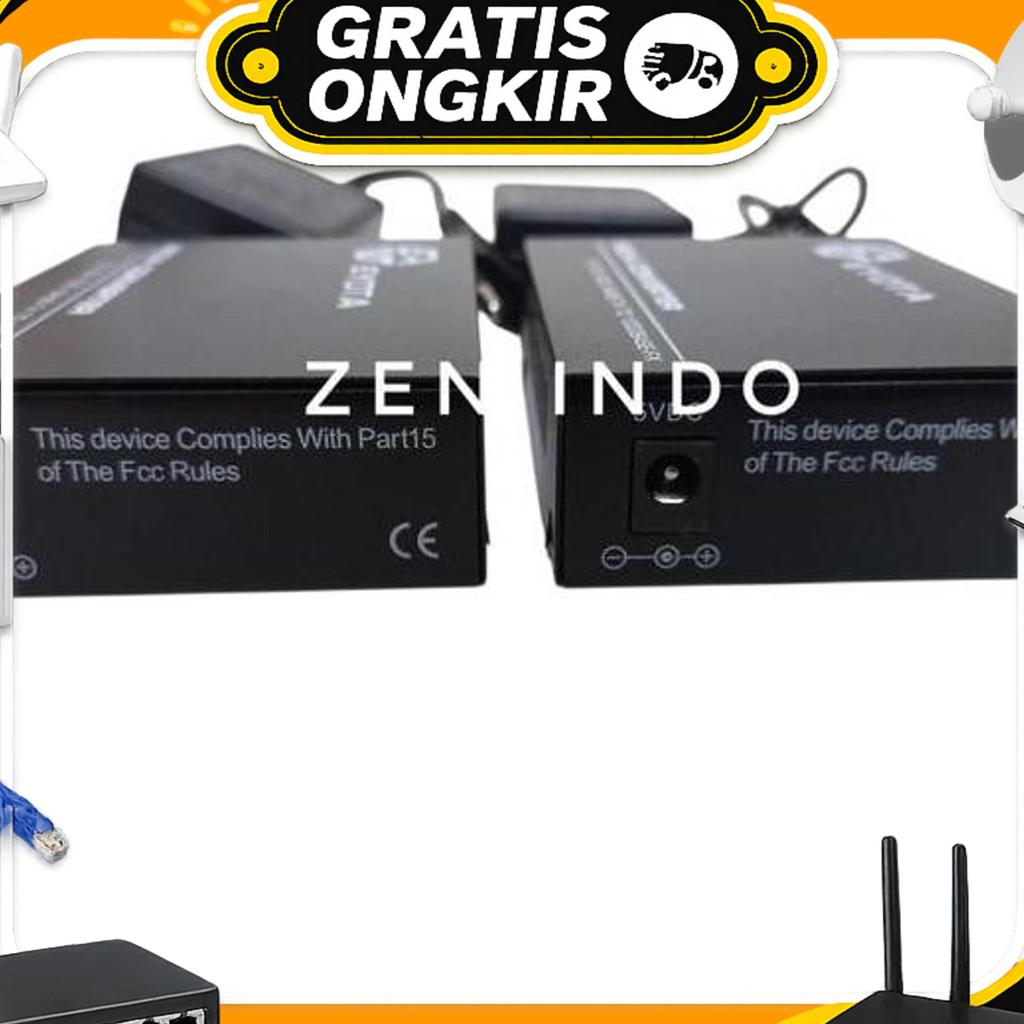 Htb Media Converter Fo Gigabit  Dengan Sfp Port + Sepasang Sfp 1.25Gb 3Km Htb Sfp