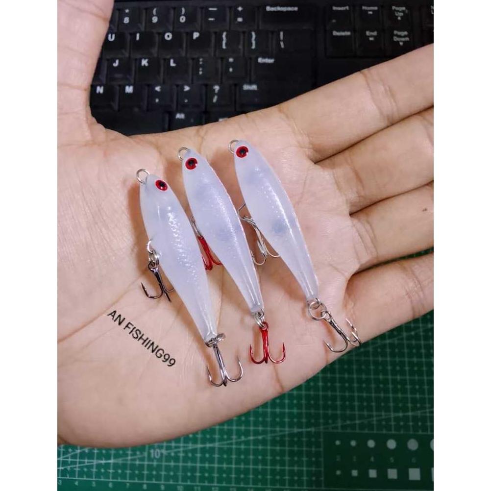LURE HAMPALA 4.5 CM/ UMPAN CASTING HAMPALA / SWIMMER SWIMBAIT IKAN / LURE GLUE STICK HAMPALA