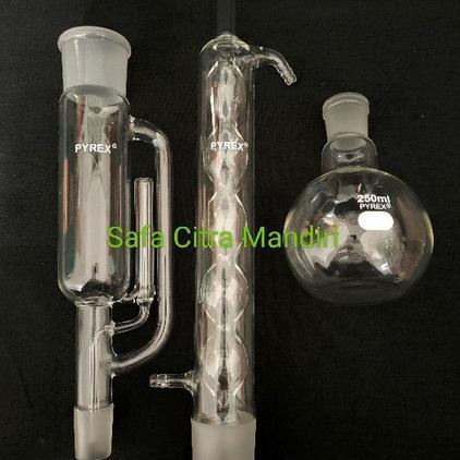 Soxhlet Extractor 250Ml Pyrex / Soxhlet Set 250 Ml Pyrex