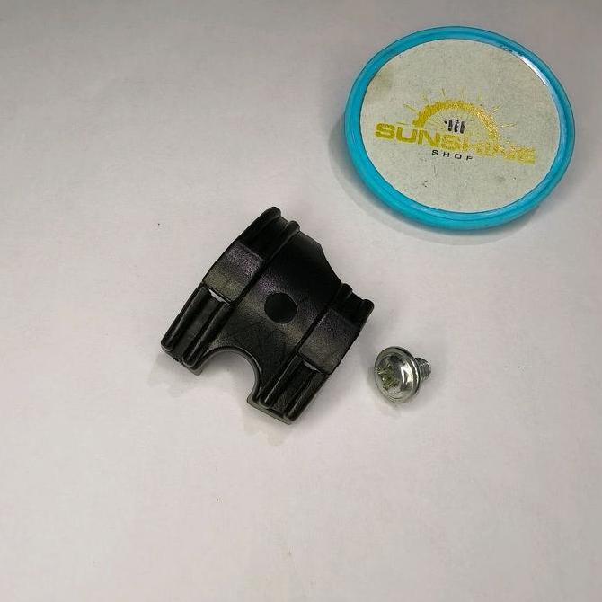 Klem Cable Guide Bawah Frame BB Bottom Bracket Jalur Kawat Inner Shifter PVC Plus Baut Sepeda MTB Fe