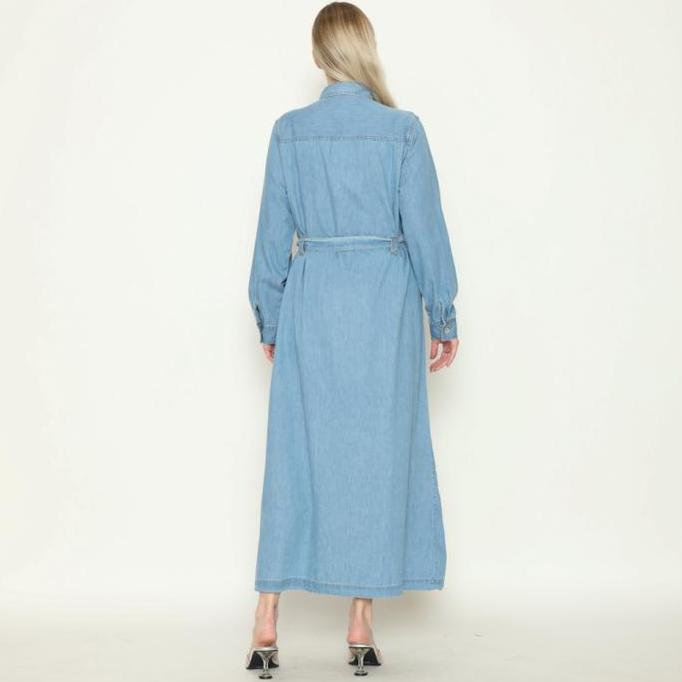 HEMAT LUAR BIASA Rodeo - Gamis Wanita - Cayu Gamis - Light Blue HEMAT LUAR BIASA