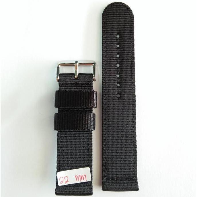 TALI KANVAS SWISS ARMY 22 MM BLACK ORIGINAL