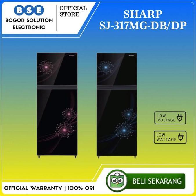 SHARP SJ317MG // SHARP SJ-317MG Kulkas 2 Pintu 237L Sharp SJ 317 MG