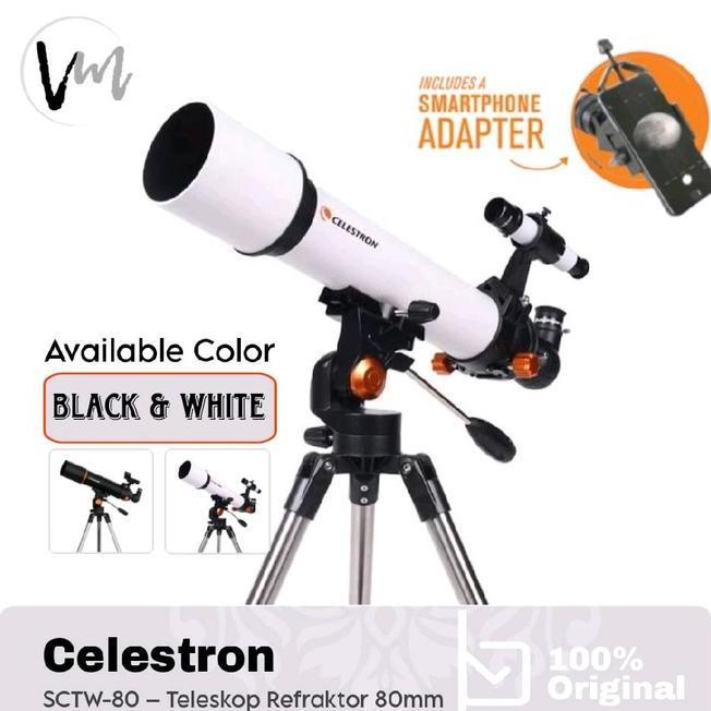 Celestron Telescope Astronomical Sctw 80 Teropong Bintang
