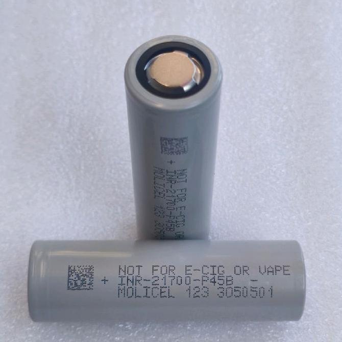 BATERAI MOLICEL INR 21700 P45B 4500MAH 45A HIGH DRAIN 3.6V FLAT TOP //