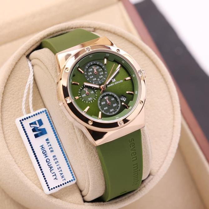 Toki- Seven Minute M757 Jam Tangan Nita Seven Minute Tahan Air Karet Rubber