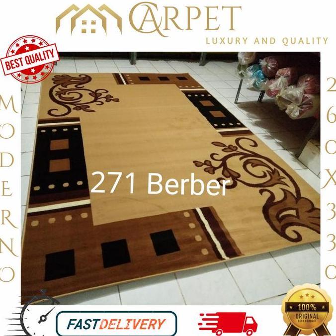 KARPET MODERNO BESAR 260X330 MOTIF MODERN MINIMALIS KARPET PERMADANI FYP