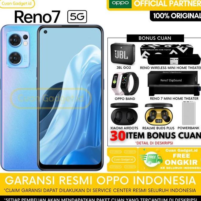 OPPO RENO 7 5G 13/256 (8GB+5GB EXTENDED RAM) RENO7 8/256 GARANSI RESMI