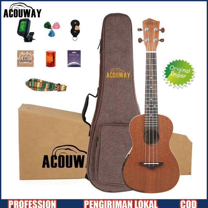 Rovinamakumseller - Acouway AKUSTIK dan ELEKTRIK Ukulele Concerto/Tenor 24"26 concert ukelele Senar 