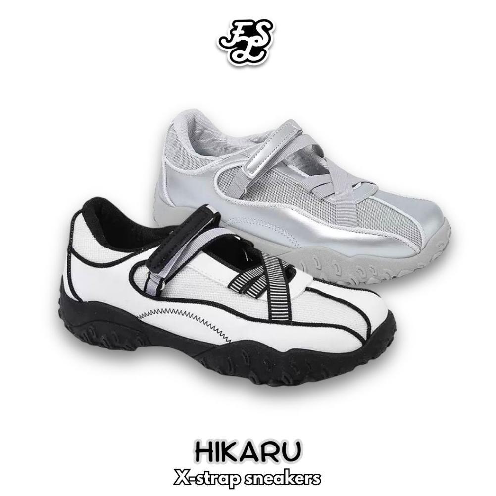 LUMMYSHOP Hikaru Sneakers Strap Wanita Sneakers Outdoor Sepatu Casual Premium Import