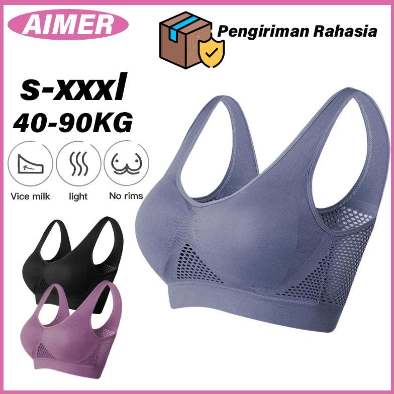 favorit aimer sport bra jumbo push up bra yoga bh bra olahraga tanpa jahitan nirkabel s6