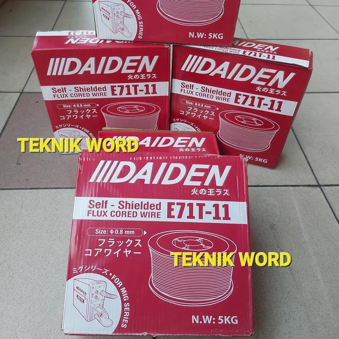 Sale Kawat Las Daiden Fluxcore E71T-11 0.8Mm 5Kg / Kawat Las Daiden 5Kilo