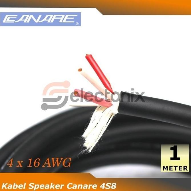Grosir Kabel Audio / Speaker Cable 4 X 18 Awg | Canare [4S6] [Roll]