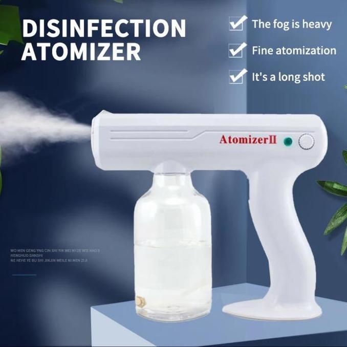Nano Spray Gun Wireless UV Fogging Disinfectant Semprotan 800 ml