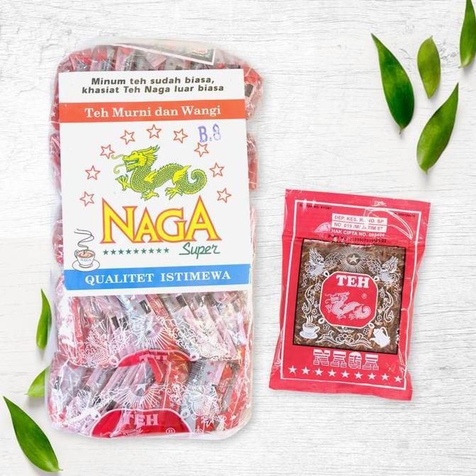 Teh Naga Sachet Plastik Teh Hitam Black Tea Wangi Vanilla Malang