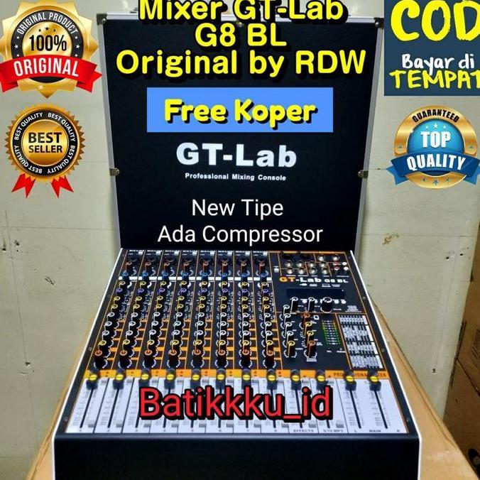 Murah Mixer Audio Rdw Gt Lab G8 Bl Gtlab G8Bl Original By Rdw 8 Channel