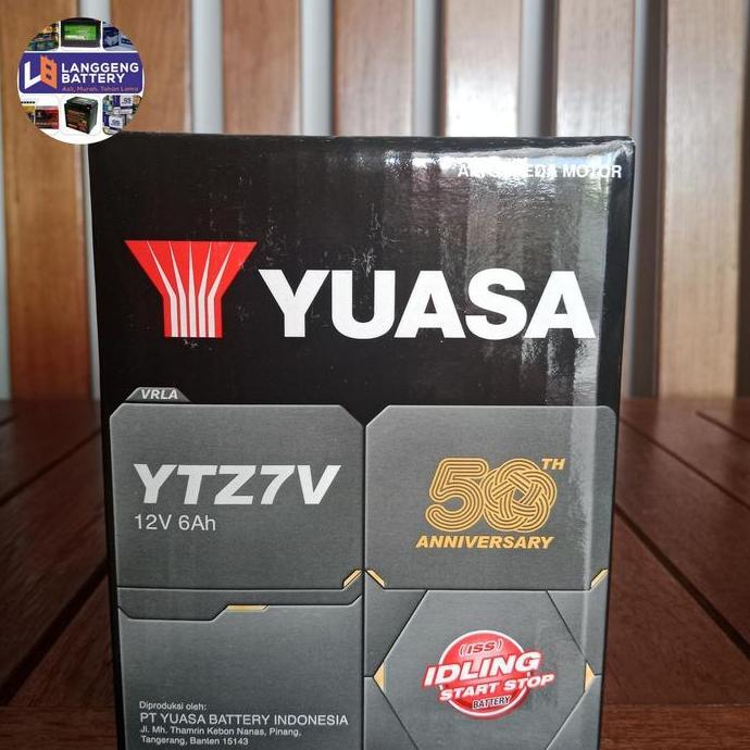 NEW YUASA YTZ7V AKI ORIGINAL NMAX OLD ORI