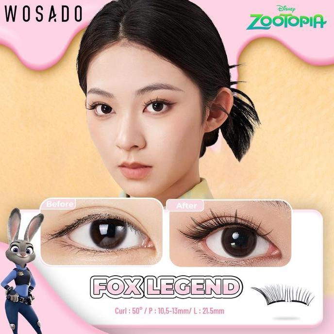 Auge- (Fox Legend) Zootopia X Wosado Bulumata Magnetic Bulumata Natural Eyelash Extention
