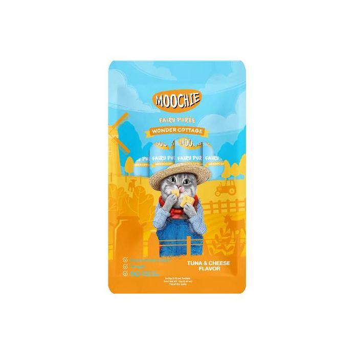 Moochie Fairy Puree 5pcs - Tuna & Cheese Flavor for Cat (Churu)