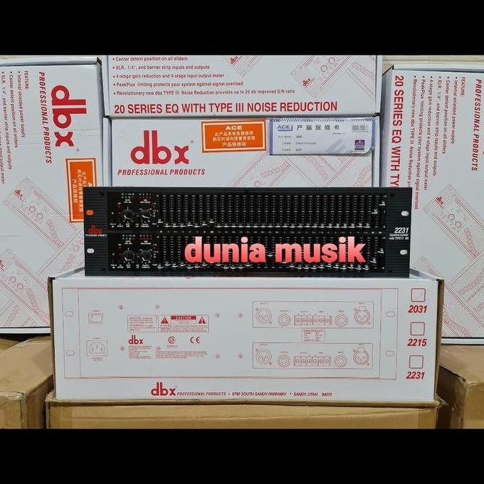 Murah Equalizer Dbx2231Xl Dbx 2231Xl 2231 Grade A