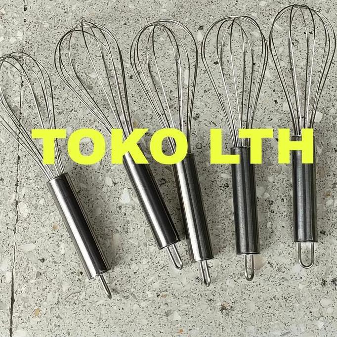 BALLOON WHISK KOCOKAN TELUR STAINLESS PENGOCOK PENGADUK ADONAN MIXER