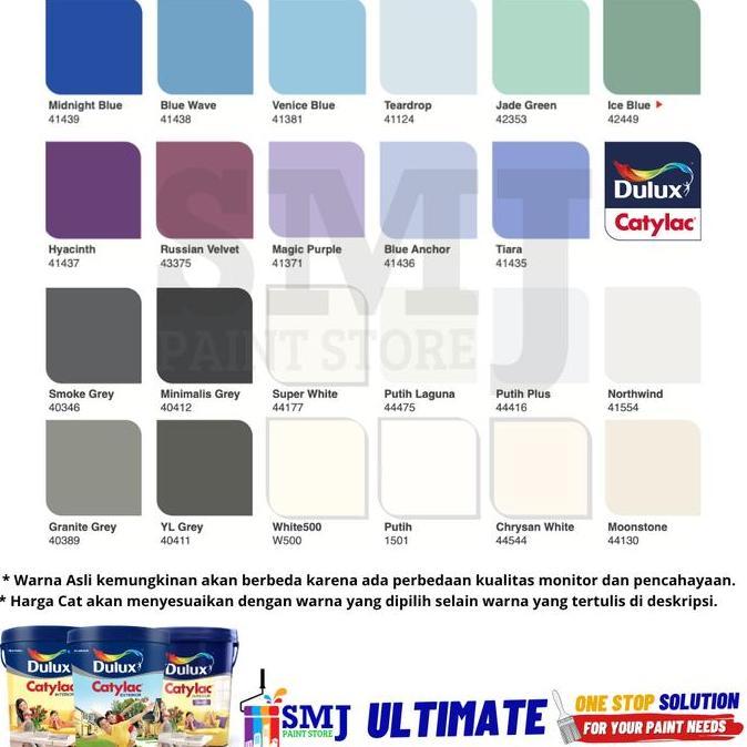 CAT TEMBOK EXTERIOR DULUX CATYLAC EXTERIOR PUTIH 888 5 KG