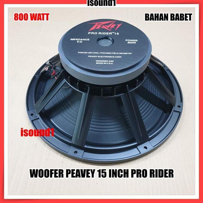 SPEAKER KOMPONEN PEAVEY 15 INCH PRO RIDER WOOFER 800 WATT