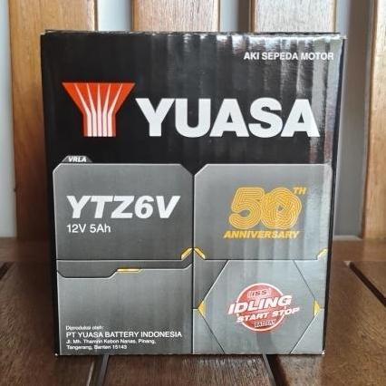 NEW AKI MOTOR HONDA CB150R, CBR 150, VARIO 125 YTZ6V YUASA MF ORI