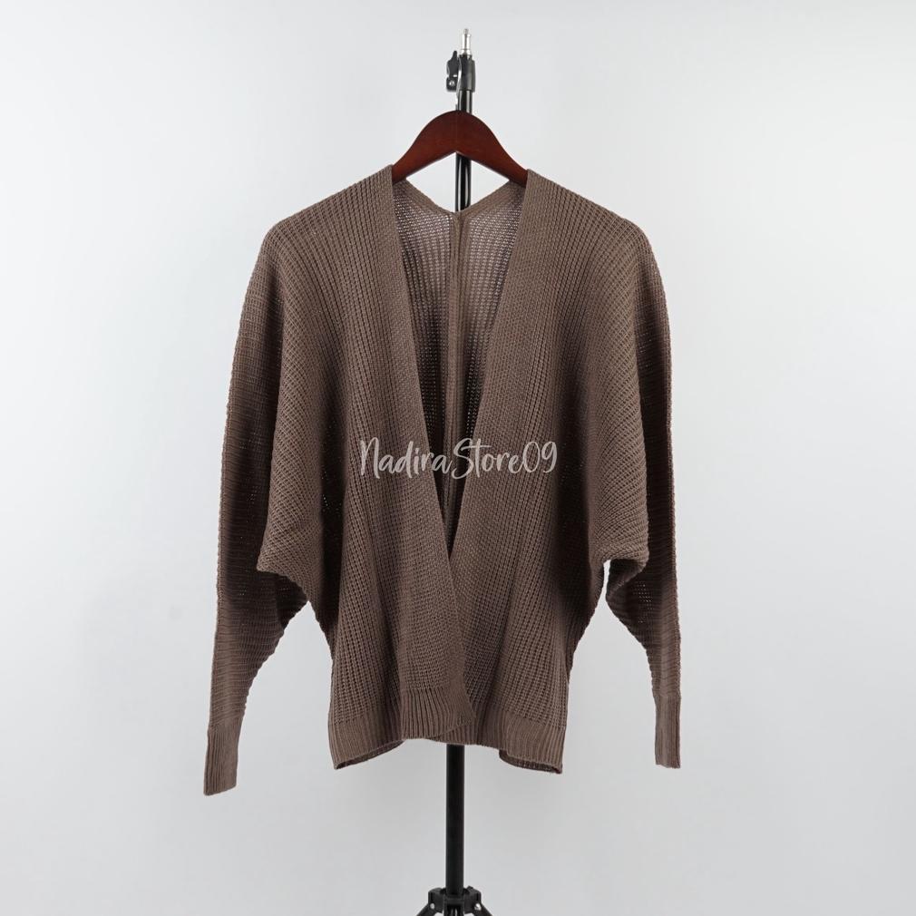 Saless Cardigan Batwing Rajut Oversize Premium Warna Beragam