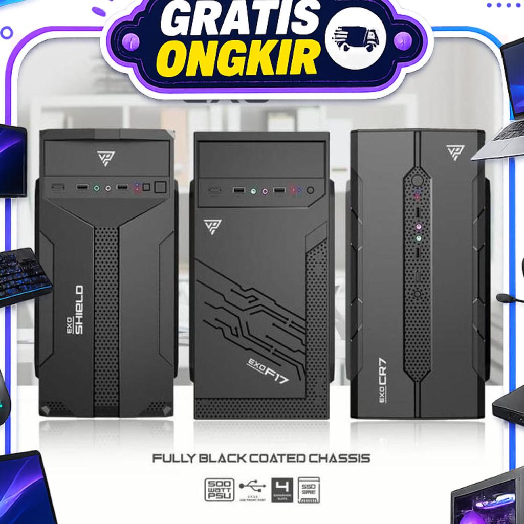 Casing Varro Prime Exo Shield | Varro F17 | Varro Cr7 - Include Psu 500W