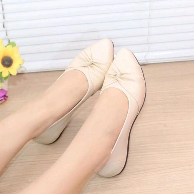 promo clavio tania flatshoes sol karet anti licin