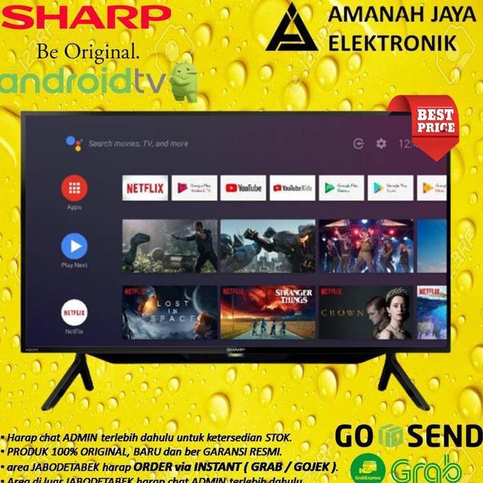 SHARP Android TV 32 Inch 2T-C32BG1i | 2TC32BG1i | 2TC32BG | 2T-C32BG