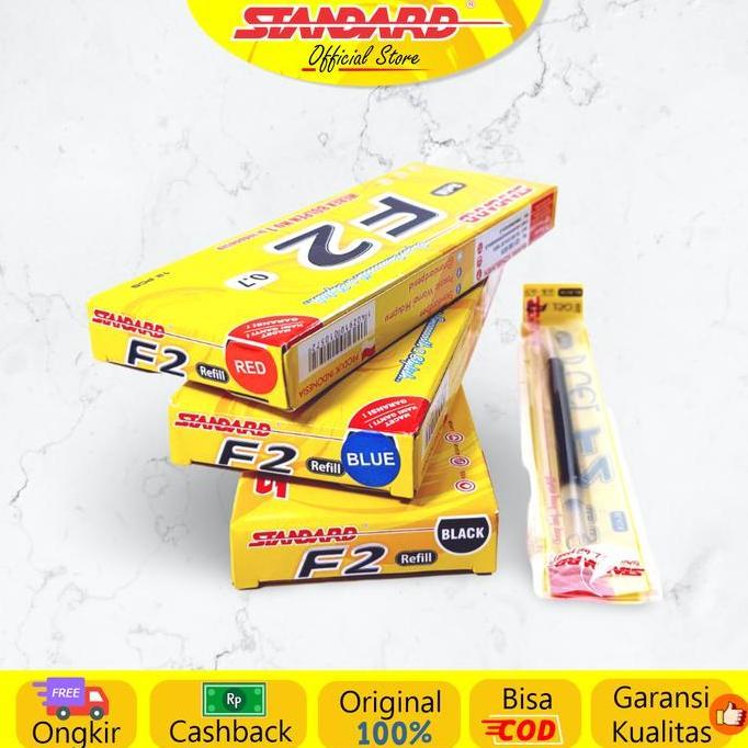 Kaku- Standard -  Refill Pulpen  F2 0.7 ( Isi Pulpen / Pena / Ballpoint )