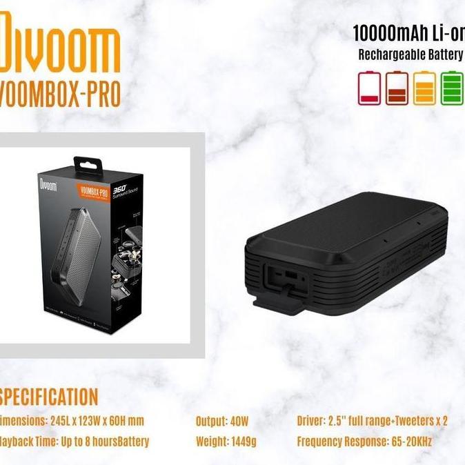 Promo Speaker Divoom Voombox Pro
