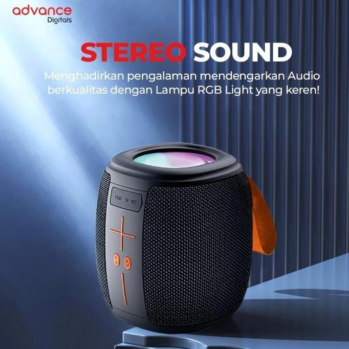 Promo Advance V-3 Mini Speaker Portable Bluetooth Bass 3 Inch Speaker Advance V3