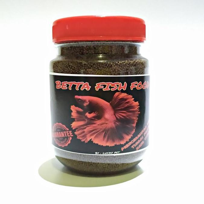 Makanan pakan pelet ikan cupang betta fish pencerah warna ikan cupang