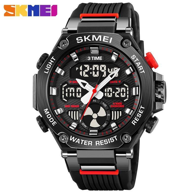 promo skmei 2223 jam tangan pria digital analog sport watch anti air 5 bar mgos