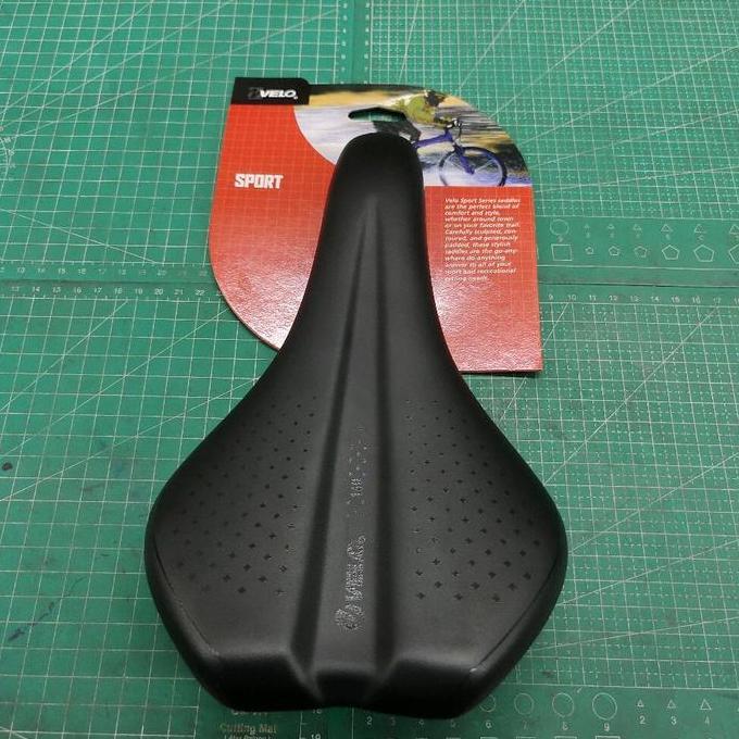 Sadel Velo Sport VL-3534 Vacum Gell Empuk Hitam Original - Jok Sepeda Saddle Velo VL 3534 Vacum Blac