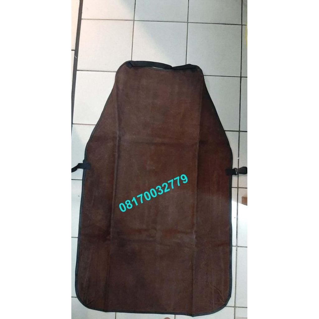 Promo Appron Apron Dada Kulit Las Welding - Coklat