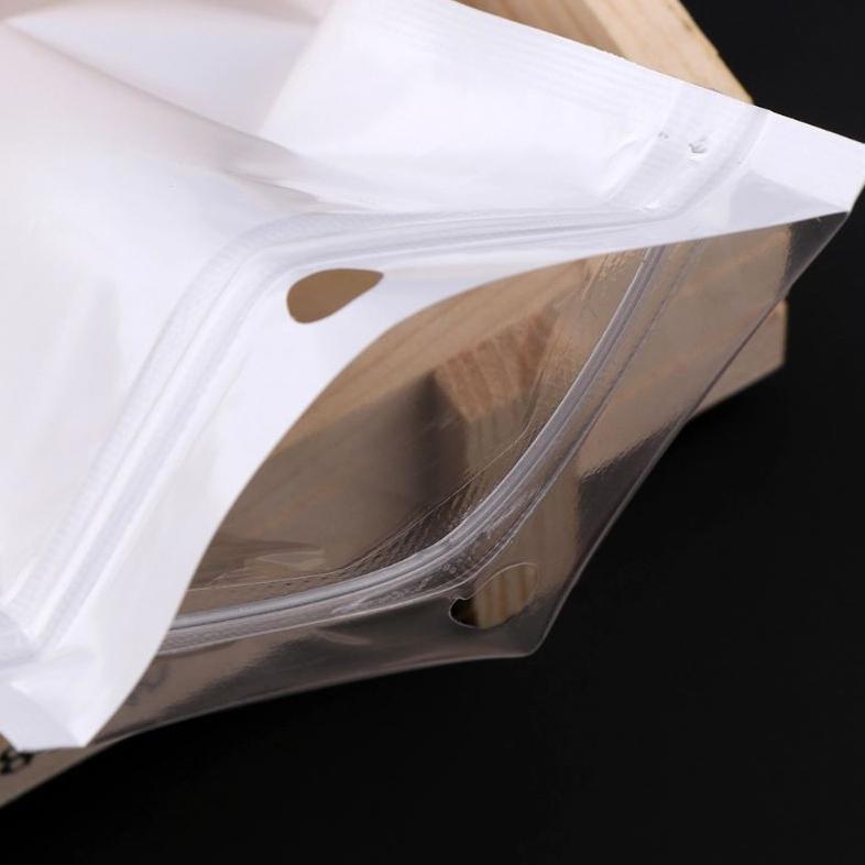 new plastik klip ziplock putih susu transparan sticker storage bag aksesoris banyak ukuran 6x10 7x10