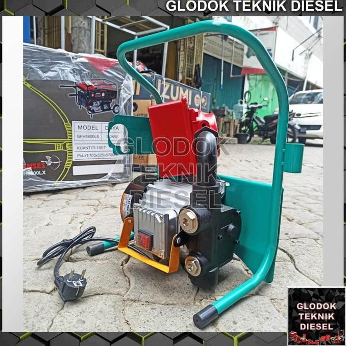 Pompa Minyak Oli Solar Elektrik With Flow Meter Wipro Pmef3 Original