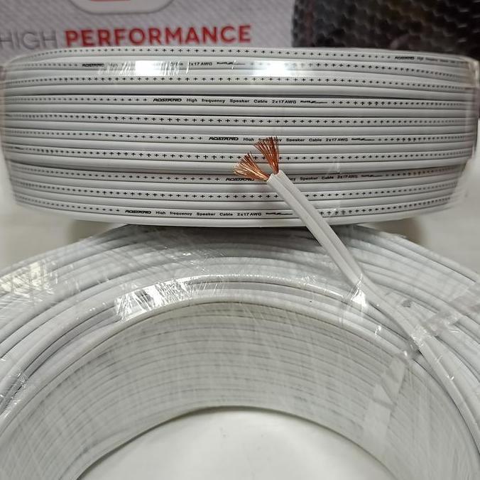 Kabel Speaker Subwoofer Rostand 17awg Tembaga Murni