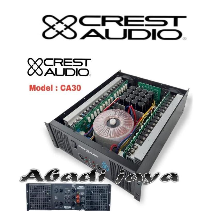 NEW power amplifier crest audio ca 30 crest audio ca30