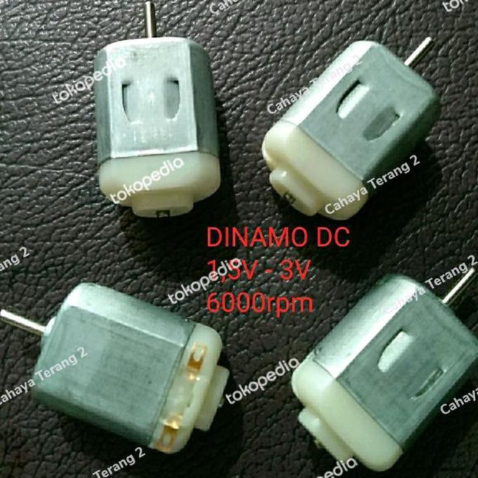 DINAMO MOTOR DC 1.5V - 3V DINAMO LISTRIK DC 1.5V-3V 6000RPM PM99