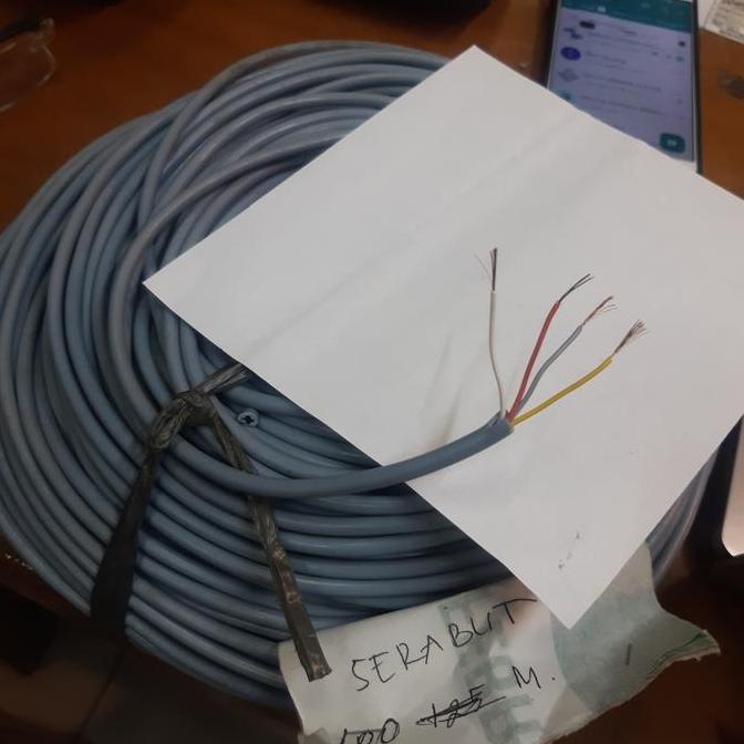 Kabel Telepon isi 4 Serabut / Kabel Telepon Indoor